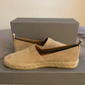 Aquatalia Leonardo slip-on suede shoes